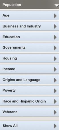 Figure 4: Population demographics categories