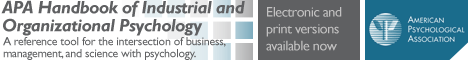 APA Handbook of Industrial and Organizational Psychology