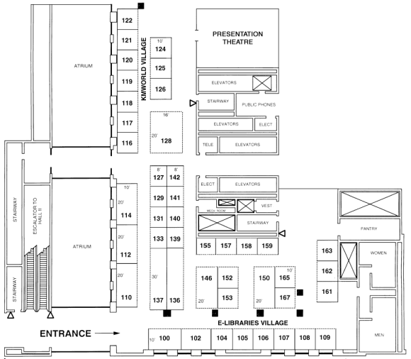InfoToday 2003 Floor Plan
