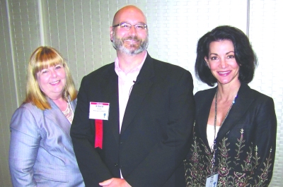 20112012 NJLA president Susan O'Neal, R. David Lankes, and mobile app vendor Boopsie representative Sam Nickell.