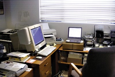 Roger Summit's home office