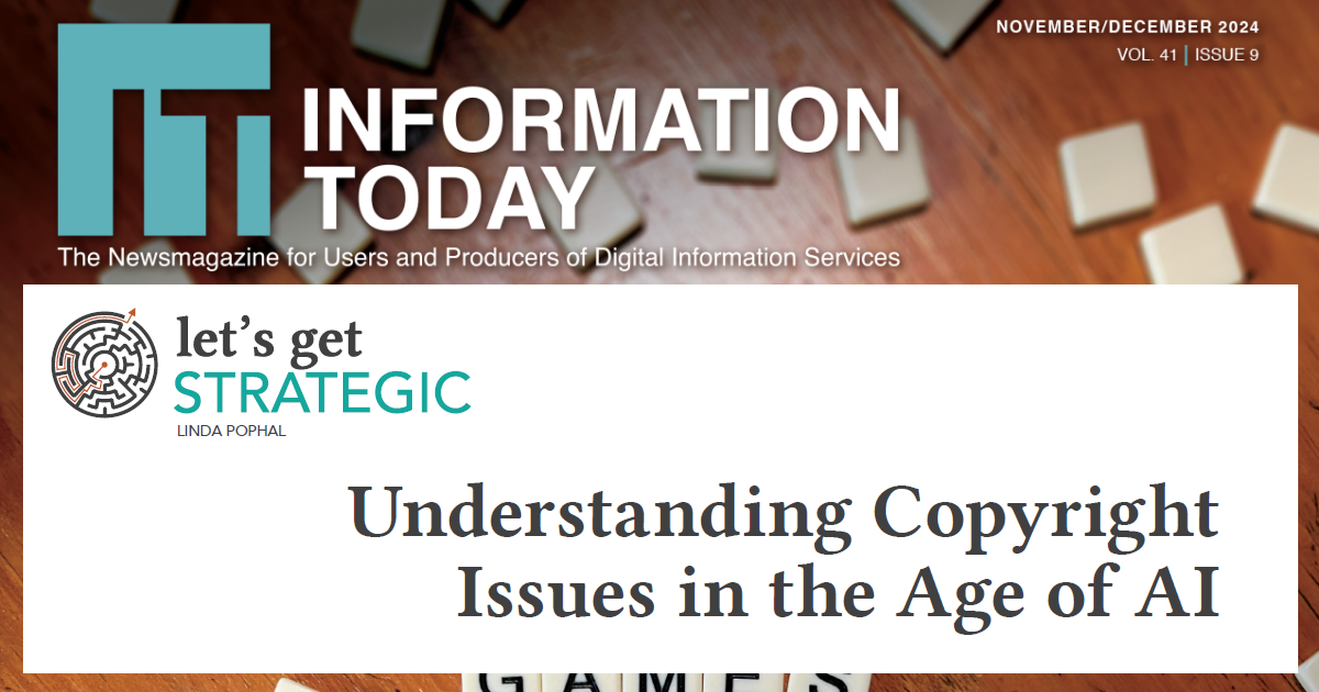 Copyright Problems LET'S GET STRATEGIC - Understanding Copyright Issues in the Age of AI
