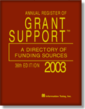 The Annual Register of Grant Support 2003