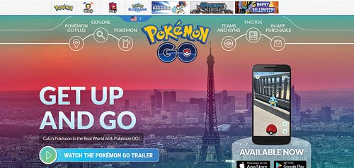 Pokmon GO website