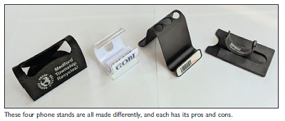 These four phone stands are all made differently, and each has its pros and cons.