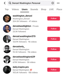 Celebrities often have many impersonators on social media. Celebrities often have many impersonators on social media.
