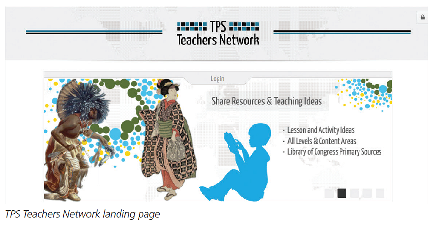 TPS Teachers Network landing page