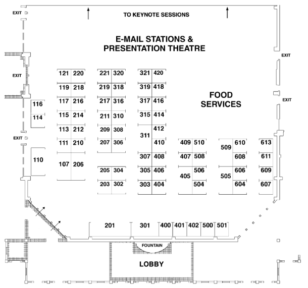 Internet Librarian 2002 Floor Plan