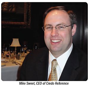 Mike Sweet, CEO of Credo Reference