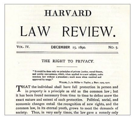 Harvard Law Review - The Right to Privacy